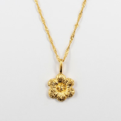 K24 pure gold Flower/フラワー ペンダントトップ 28828