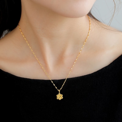 K24 pure gold Flower/フラワー ペンダントトップ 28828