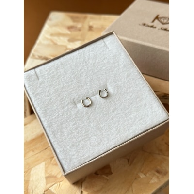 Pt900 バテイモチーフピアス(PE8051)