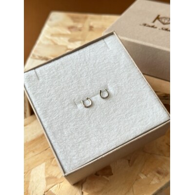 Pt900 バテイモチーフピアス(PE8051)