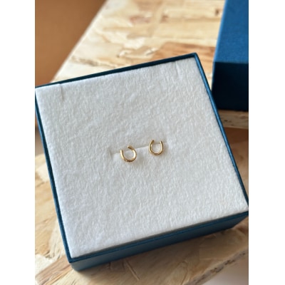 K18 バテイモチーフピアス(PE8052)