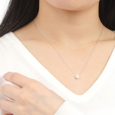 PT ダイヤ　0.15CT　ペンダント　P6153DI-P