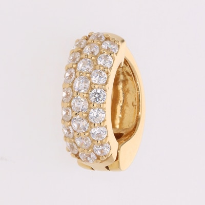 【ジュエリーの街、山梨県甲府市】ダイヤ0.48ct K18ピアリング　K125EGY