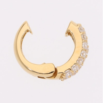 【ジュエリーの街、山梨県甲府市】ダイヤ0.48ct K18ピアリング　K125EGY