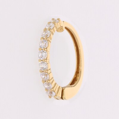 【ジュエリーの街、山梨県甲府市】ダイヤ0.30ct K18ピアリング　E4262Y