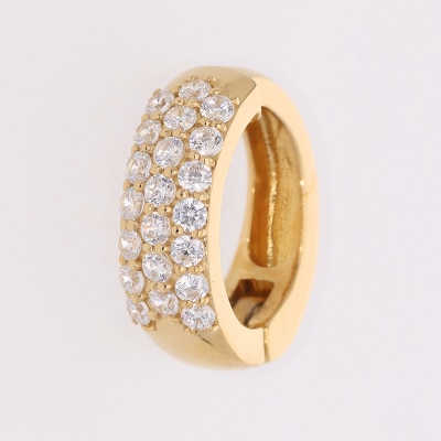 【ジュエリーの街、山梨県甲府市】ダイヤ0.70ct K18ピアリング　LE2908Y