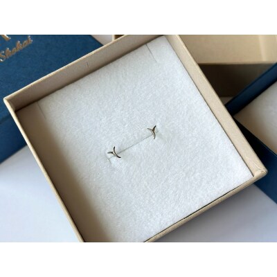 Pt900 Yモチーフピアス(PE8055)