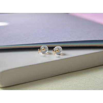 K18 カミナリモチーフピアス(PE8226)