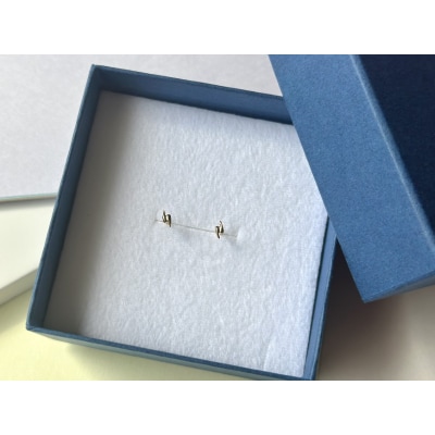 K18 カミナリモチーフピアス(PE8226)