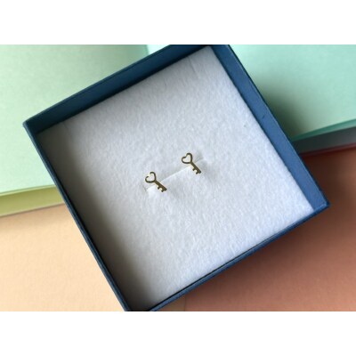 K18 ココロノトビラピアス(PE8228)