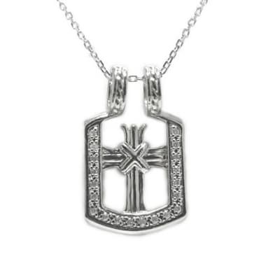 PT900「2WAY」高級ダイヤペンダント【54525-1】