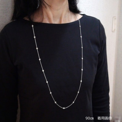 PT900「2カラット」ステーションダイヤネックレス【2ct-90-1】