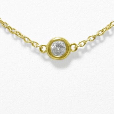 K18イエローゴールド「2カラット」ステーションダイヤネックレス【2ct-90-2】