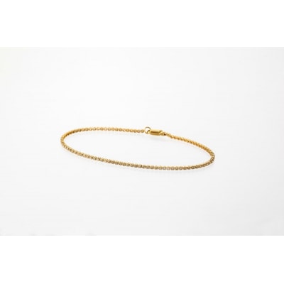 Deliciae テニスブレスレット K18YG 18cm DTB-8-YG-0115-S18