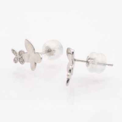 PT900 0.04ct ダイヤモンド ピアス　FFP-000340