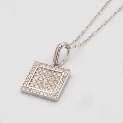 PT900/PT850 0.5ct ダイヤモンド ペンダントネックレス　FHH-019832