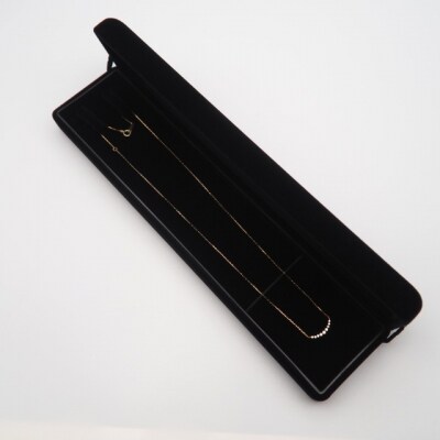 K18 0.1ct ダイヤモンド アーチペンダントネックレス　FHH-019833