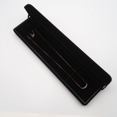 K18PG 0.1ct ダイヤモンド アーチペンダントネックレス　FHH-019834