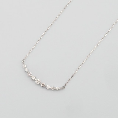 PT900/PT850 0.1ct ダイヤモンド ペンダントネックレス　FHH-019835