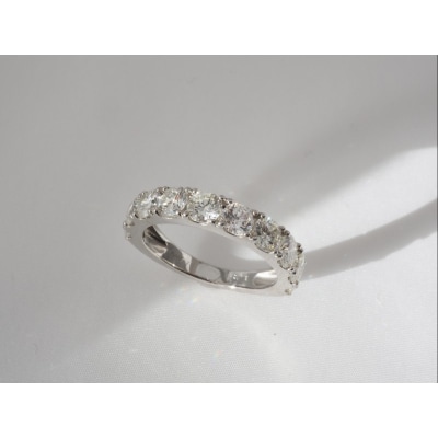 PT900 2.00ctダイヤモンドハーフエタニティリング9978