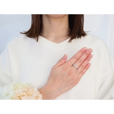 PT900 2.00ctダイヤモンドハーフエタニティリング9978