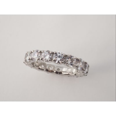 PT900 3.00ctUPフルエタニティダイヤモンドリング9977