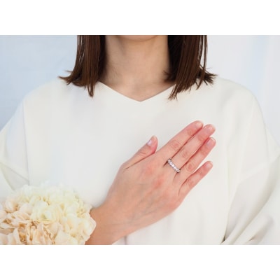 PT900 3.00ctUPフルエタニティダイヤモンドリング9977