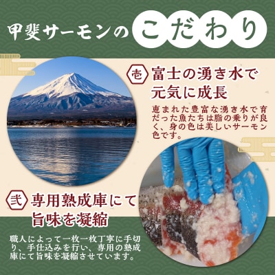 【甲斐サーモン】西京漬け&塩こうじ漬け 1kg超&【温泉ワインうなぎ】蒲焼 1尾(大)