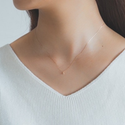 【甲府ジュエリー】K18　ダイヤ　0.03ct　ネックレス(73305823)