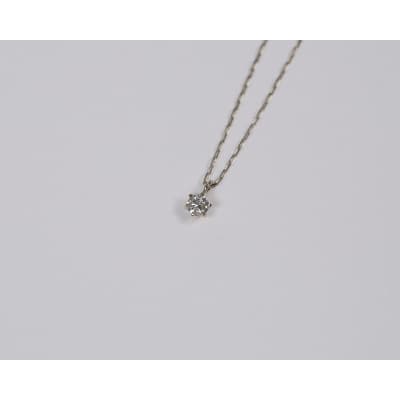 【甲府ジュエリー】Pt900　プラチナ　ダイヤ　0.03ct　ネックレス(73305826)