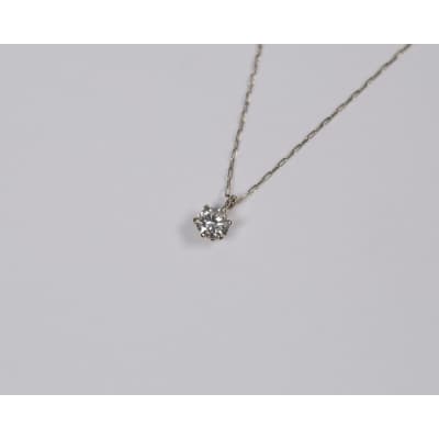 【甲府ジュエリー】Pt900　プラチナ　ダイヤ　0.1ct　ネックレス(73305851)