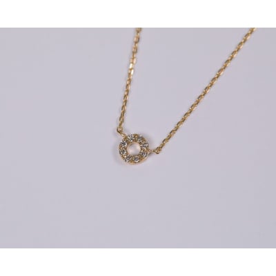 【甲府ジュエリー】K18 ダイヤ 0.04ct ネックレス(73305830)