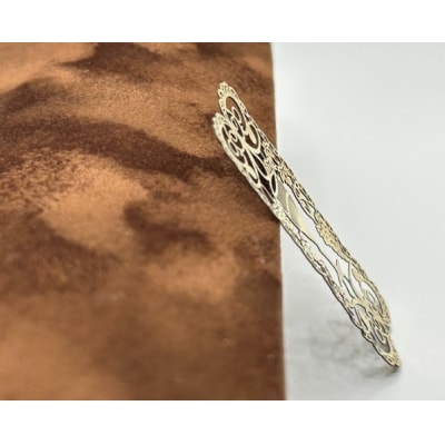 K18製　金細工しおり(葡萄唐草)　JIP001-2g