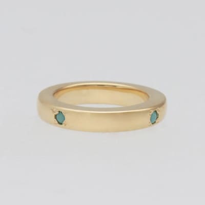 純金(24金)×ターコイズ　健康の守護、安全祈願御守り　9000503806