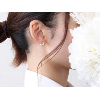 SV925 (ホワイトメッキ)イヤリングコンバーター　 9000299884