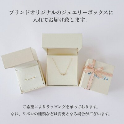 K10PG ダイヤモンドネックレス(Fph014-2)