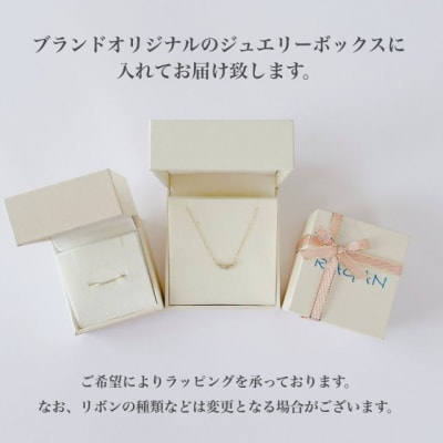 K10WG ダイヤモンドネックレス(Fph014-3)