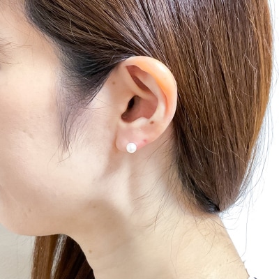 K18 あこや真珠 パールピアス 5.5mm (PE1060KD-5.5mm)