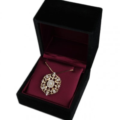 K18ダイヤモンド1.3ctペンダント　PNI-306YGNW(50)