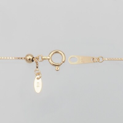 K18 Dカラートータル1ctUP ダイヤモンド ペンダントネックレス　HH-019705