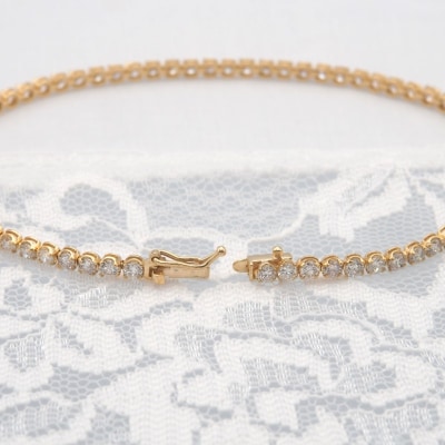 K18 3.0ctダイヤモンドブレス　HH019715