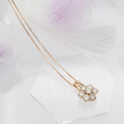 K18 2.3ctUPダイヤモンド ペンダントネックレス　HH-019672