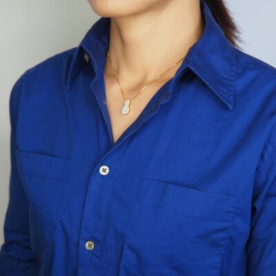 K18 1.3ctUP ダイヤモンド ペンダントネックレス　HH-019823