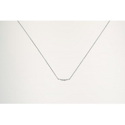 Pt900 ダイヤラインネックレス CN-94