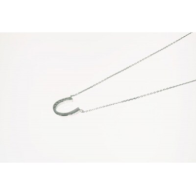 Pt900 ダイヤ馬蹄ネックレス CN-293