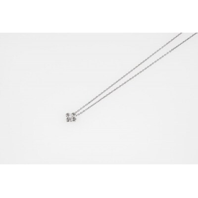 Pt900 フラワーネックレス CN-215