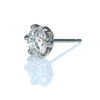 Pt900天然ダイヤモンドVS-class ピアスTotal:1.0ct　IB-F010625