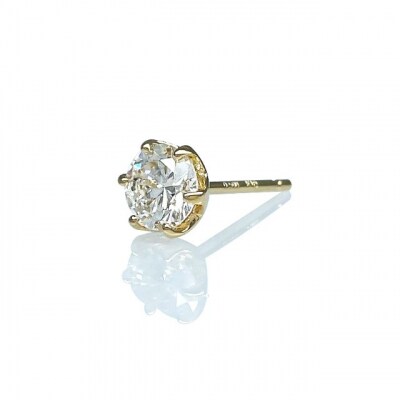 K18YG天然ダイヤモンドVS-classピアスTotal:1.0ct　IB-F020625
