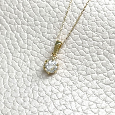 K18YG 天然ダイヤモンド VS-class ネックレス 0.5ct IB-F040625