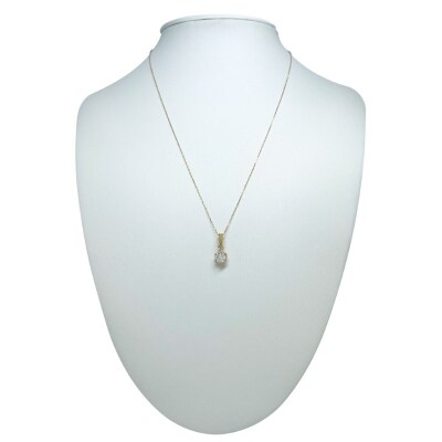 K18YG 天然ダイヤモンド VS-class ネックレス 0.5ct IB-F040625